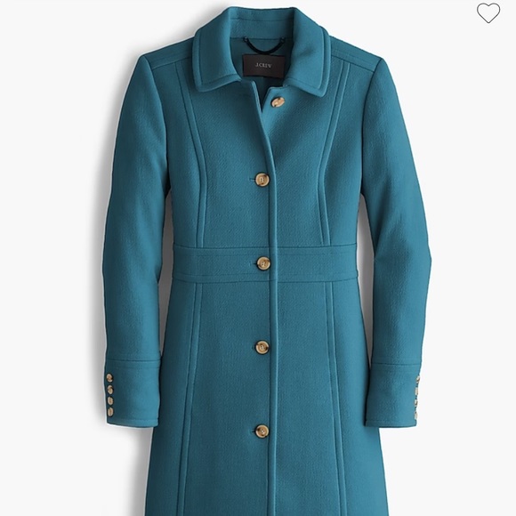 JCREW Lady day coat 4P Color Matisse blue - Picture 2 of 10